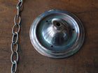 The Capel Bach Opaline Glass Pendant in Patinated Copper