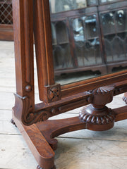 A 19th Century Oak Cheval Mirror