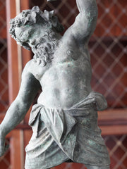 A 19th Century Bronze Of Silenus