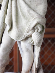 A 19th Century Carved Marble Figure of a Young Hercules