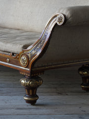 A Mid 19th Century Walnut Sofa