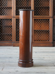 A 19th century Mahogany Column Pedestal