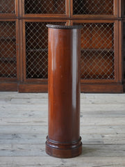 A 19th century Mahogany Column Pedestal