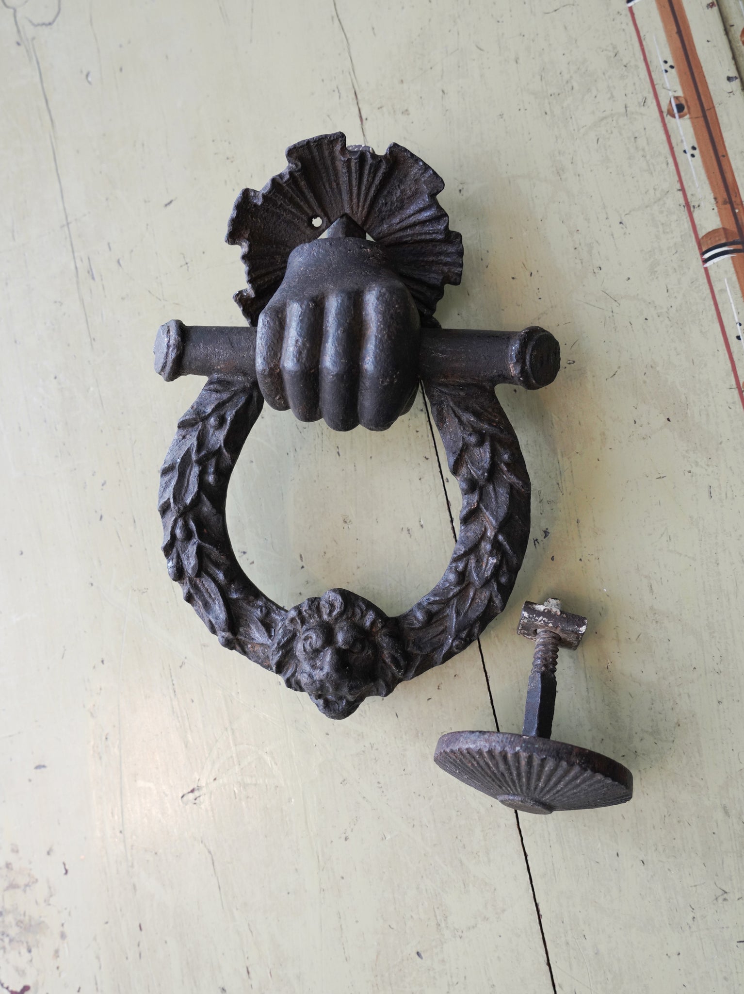 A 19th Century "Wellington" Door Knocker Drew Pritchard Ltd