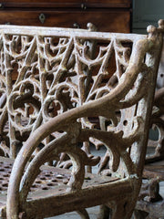 Cast Iron “Gothic” Garden Seats