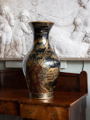 Papier-Mache Japanese Vase