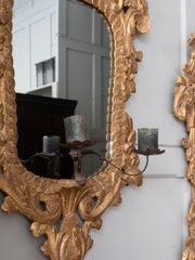 A Pair of Gilt Wood 19th Century Mirrors