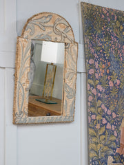 A Tapestry Framed Mirror