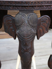 A Pair of Indian Elephant Occasional Tables