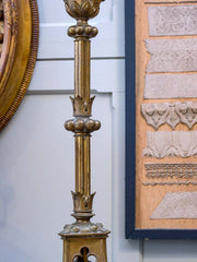 A 19th Century Brass Gothic Revival Table Lamp