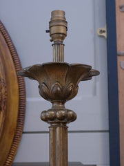 A 19th Century Brass Gothic Revival Table Lamp